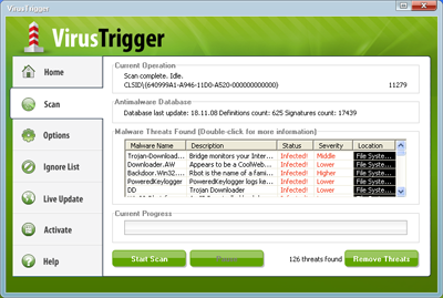 Virus Trigger